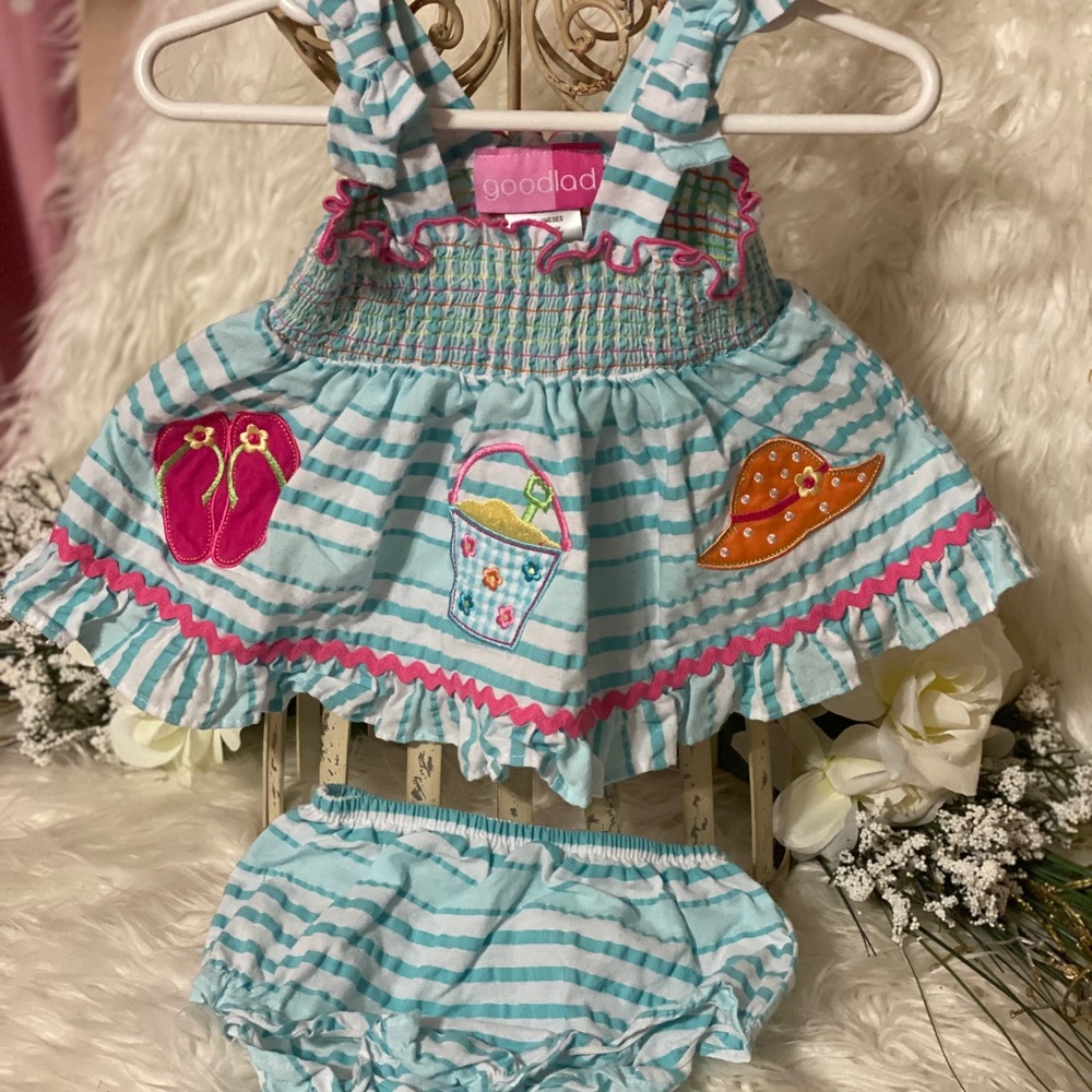 GOODLAD summer beach dress & diaper cover - Picture 4 of 4